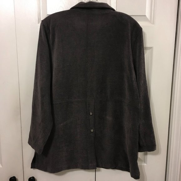 Christopher & Banks Long Gray Jacket - Picture 2 of 8